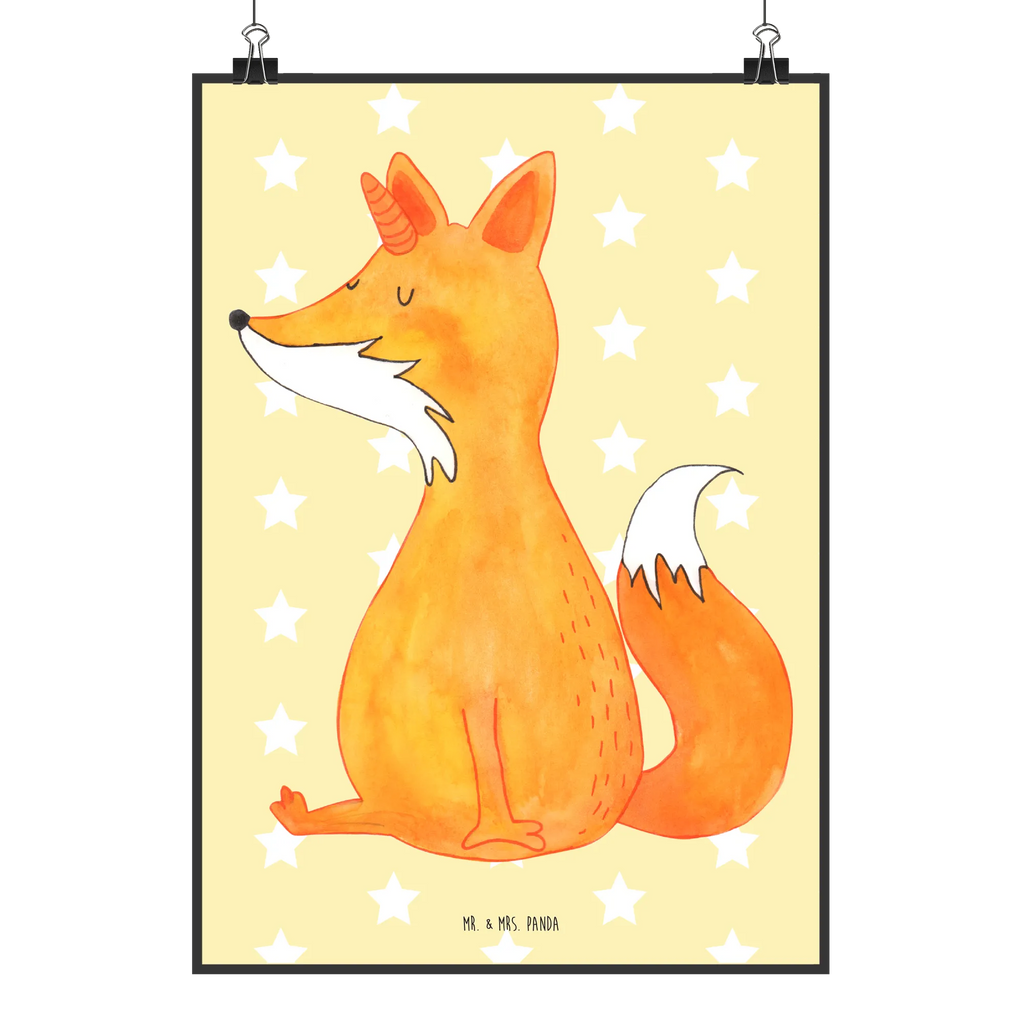 Poster unicorn Wish Kunstdruck, Bild, Raumdekoration, Mr. & Mrs. Panda Poster, Wanddekoration, Poster, Handgemaltes Poster, Küchenposter, Designposter, Wanddeko, Posterdruck, Wandposter, Kinderposter, Wanddeko Bild, Einhorn, Einhörner, Einhorn Deko, Unicorn, Fuchshörnchen, Foxycorn, Fuchshorn, Fuchs, Füchse, Unicorns