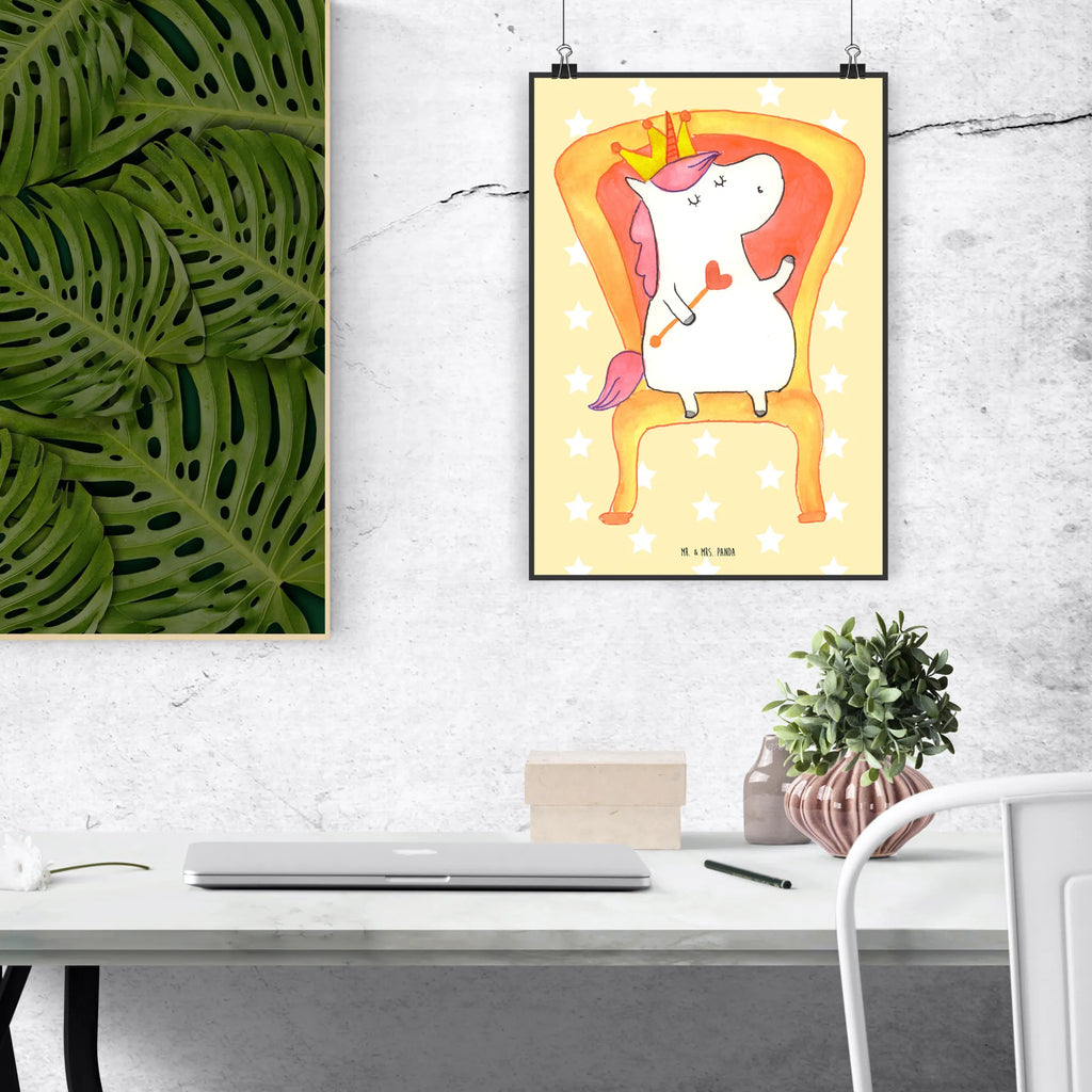 Poster unicorn princess Mr. & Mrs. Panda Poster, Raumdekoration, Kunstdruck, Posterdruck, Wanddeko Bild, Wanddekoration, Handgemaltes Poster, Wanddeko, Designposter, Küchenposter, Wandposter, Poster, Bild, Kinderposter, Einhorn, Einhörner, Einhorn Deko, Unicorn, Monat, Geburtstagsgeschenk, Geschenk, Geburtstag, Prinzessin