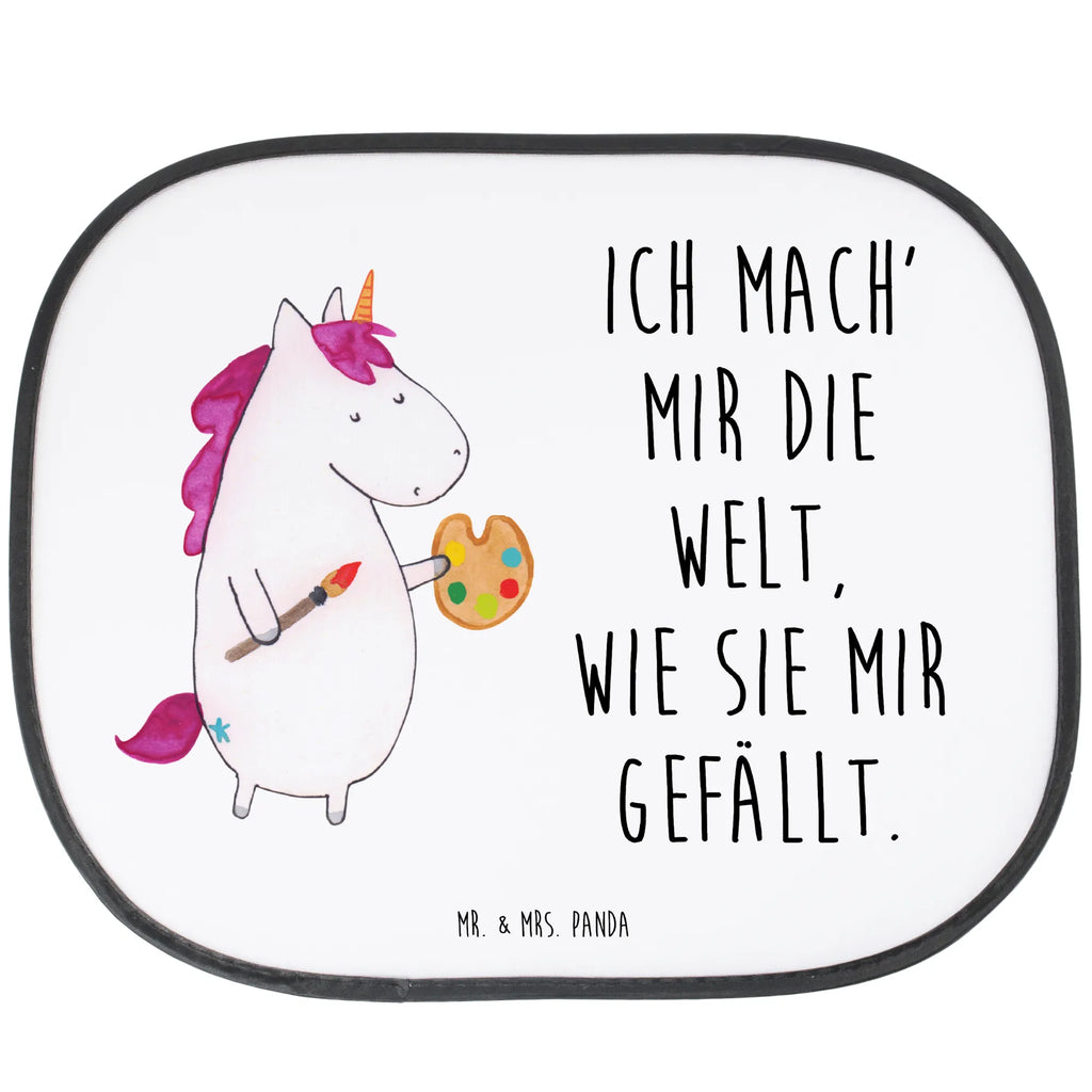 Osłona przeciwsłoneczna do samochodu Jednorożec Artysta Jednorożec, jednorożce, dekoracje jednorożca, jednorożec