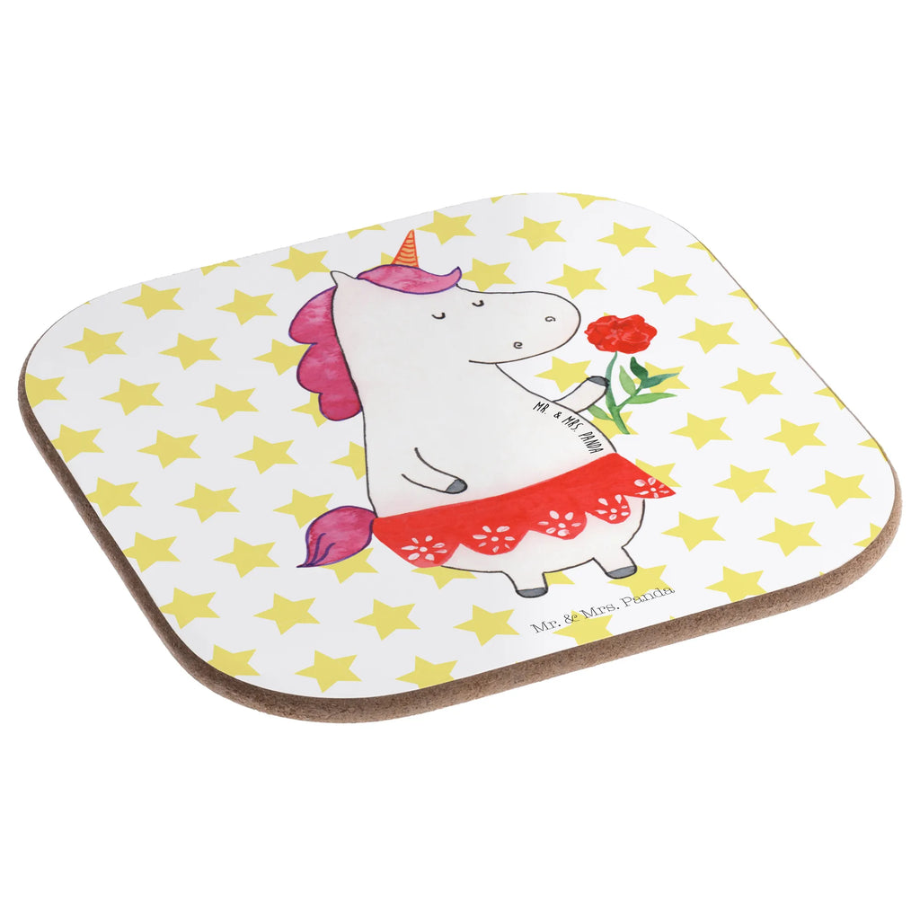 Square coaster unicorn lady party, glass coasters, gift, Coasters, presents, breakfast, gifts, unicorn, unicorns, girlfriend, woman, lady, fine lady, divorce, bachelor, bachelorette