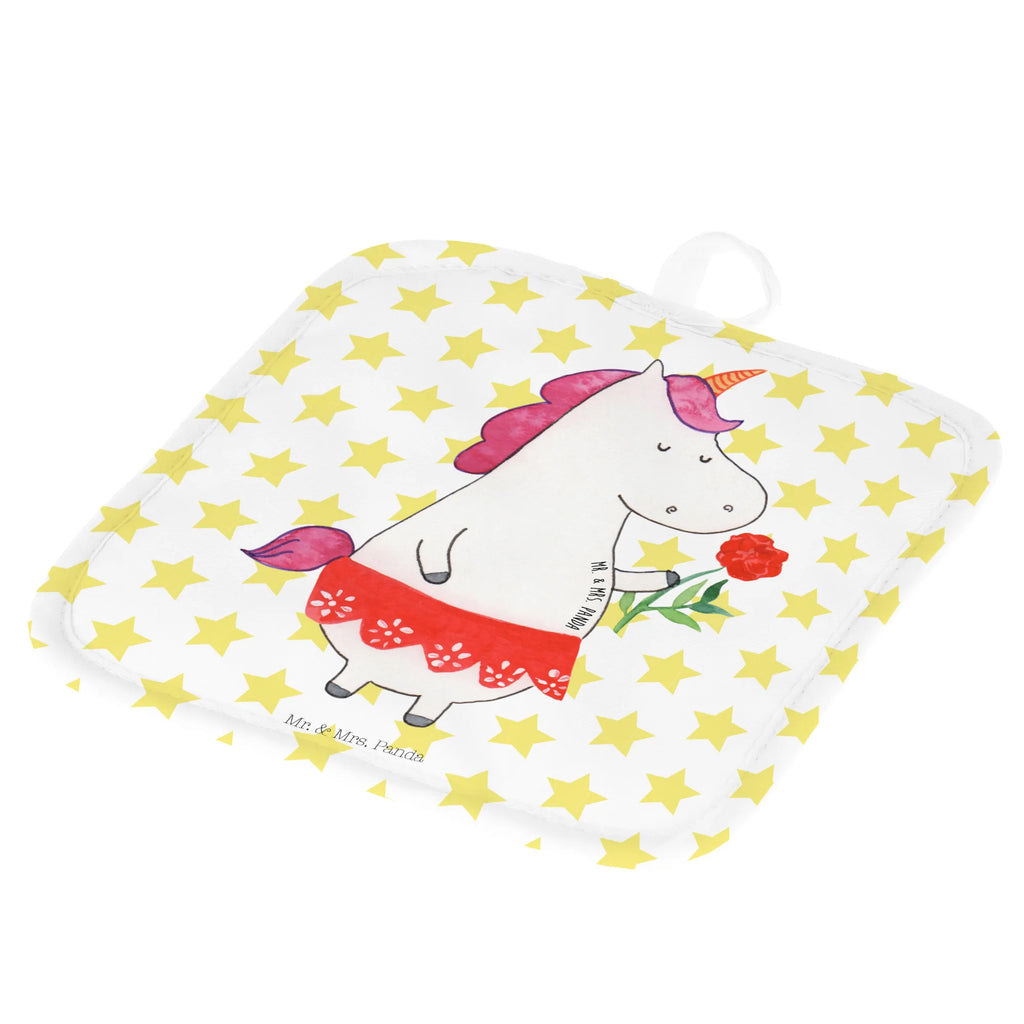 2-elementowy zestaw podkładek pod garnki jednorożec dama Jednorożec, jednorożce, dekoracje jednorożca, jednorożec