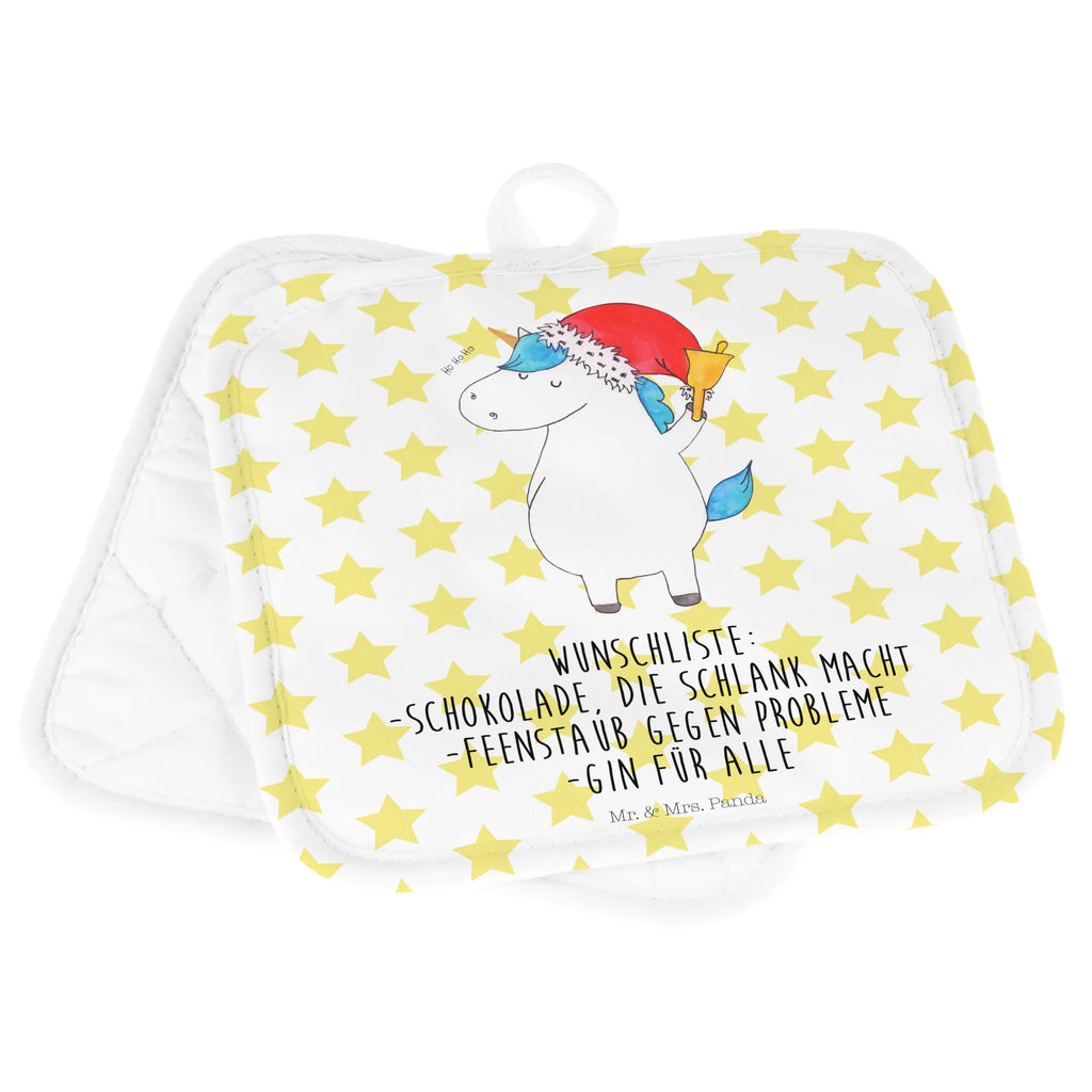 2-elementowy zestaw podkładek pod garnki Jednorożec Mikołaj Topflappenset, Topflappen 2er Set, Topflappen Set, Topfhandschuhe, Topflappen, topfhalter, 2er Set Topflappen, Topfuntersetzer, Einhörner, Einhorn Deko, Unicorn, Einhorn, Weihnachten, Nikolaus, Schoki, Wunschzettel, Wunschliste, Schokolade, Gin, Weihnachtsmann, Feenstaub