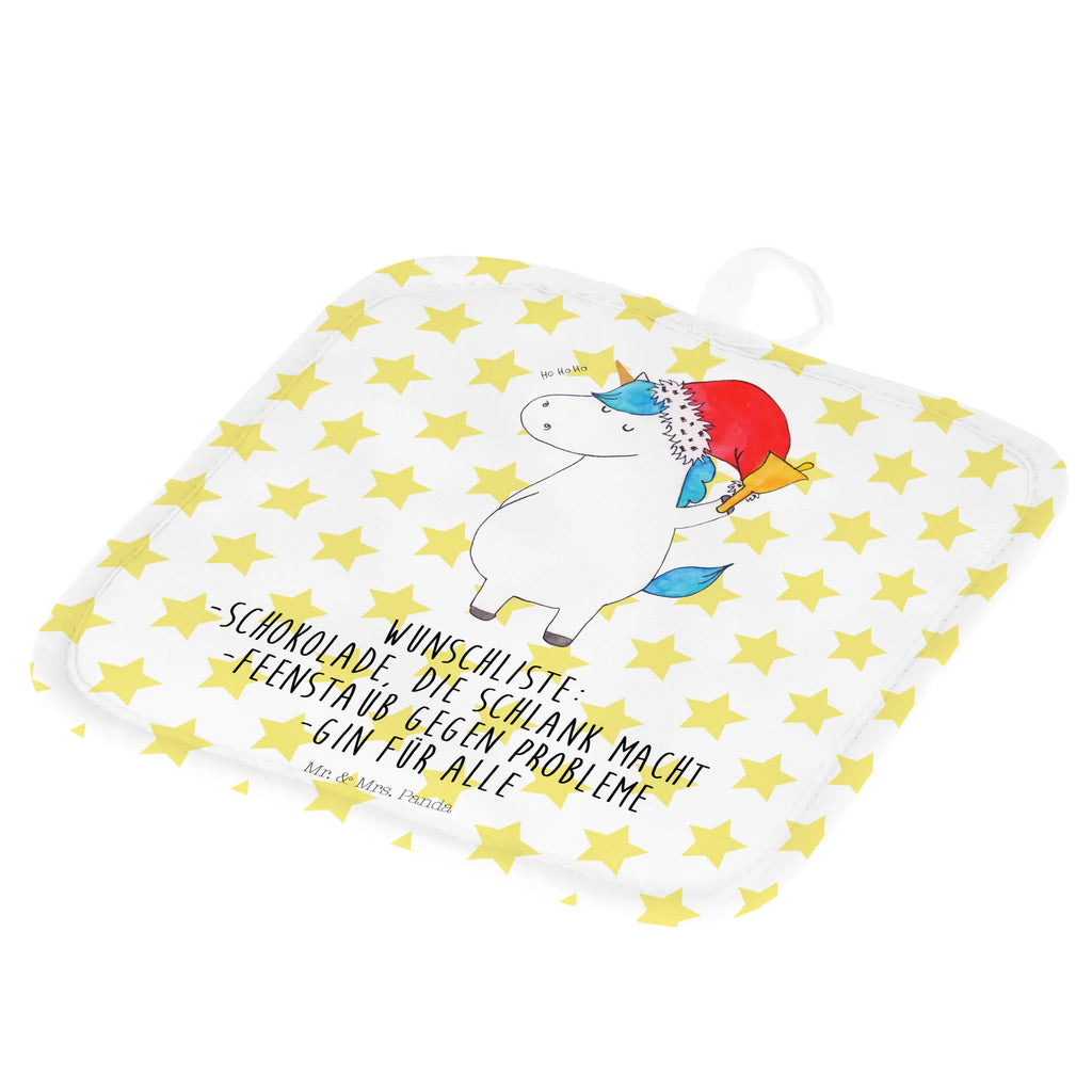 2-elementowy zestaw podkładek pod garnki Jednorożec Mikołaj Topflappenset, Topflappen 2er Set, Topflappen Set, Topfhandschuhe, Topflappen, topfhalter, 2er Set Topflappen, Topfuntersetzer, Einhörner, Einhorn Deko, Unicorn, Einhorn, Weihnachten, Nikolaus, Schoki, Wunschzettel, Wunschliste, Schokolade, Gin, Weihnachtsmann, Feenstaub
