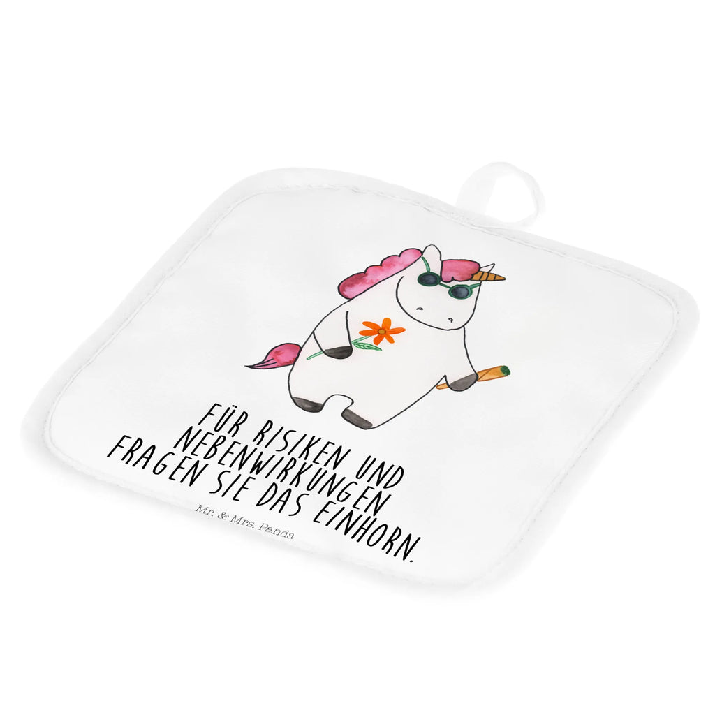 2-elementowy zestaw podkładek pod garnki Jednorożec Woodstock Topflappen, Topflappenset, Topflappen Set, Topfhandschuh, Topfhandschuhe, Topfuntersetzer, Ofenhandschuhe, Ofenhandschuh, Topflappen mit Spruch, Topflappen 2er Set, Topflappen lustig, Schöne Topflappen, Einhorn, Einhörner, Einhorn Deko, Unicorn, witzig, Alkohol, Party, Kiffen, Zigarette, Woodstock, Joint, Spaß. lustig