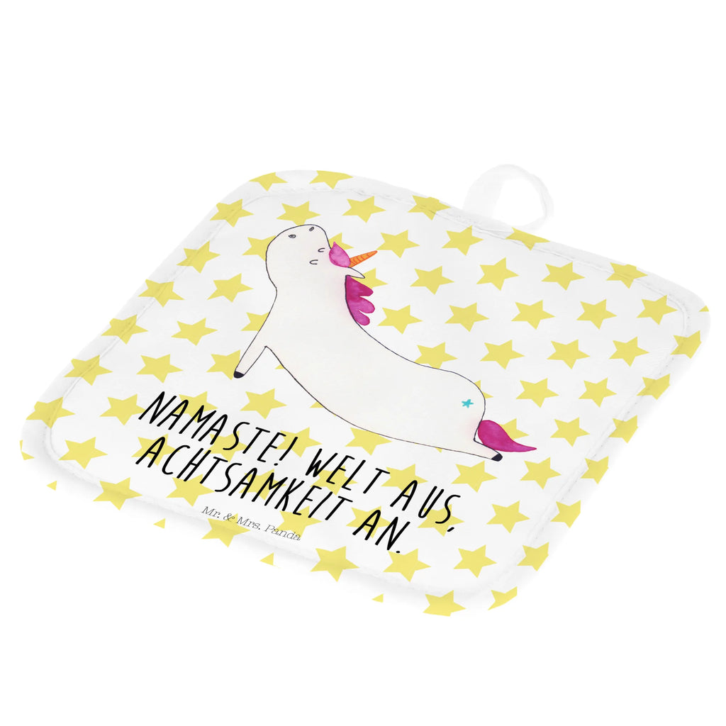 2-elementowy zestaw podkładek pod garnki jednorożec joga Jednorożec, jednorożce, dekoracje jednorożca, jednorożec