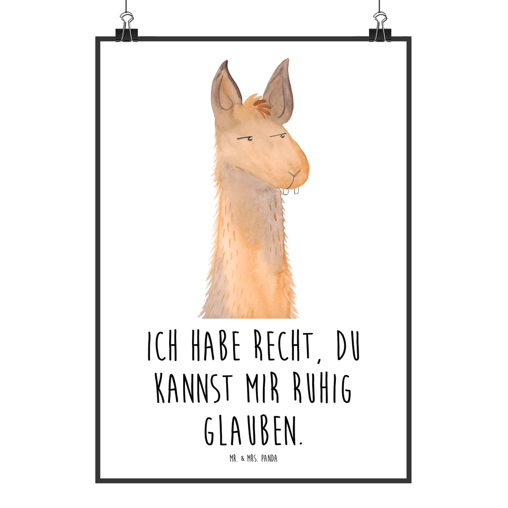 Poster llama head Annoyed Deko Bild, grafikposter, Kunstdruck, drucke, Wandposter, Bild, kunst für die wand, Plakat, Wandbild, Wanddeko Bild, kunstdruck poster, Wandschmuck, Poster, Bild für Wand, Mr. & Mrs. Panda Poster, Designposter, Posterdruck, kunstposter, wandkunst, Wanddekoration, wanddruck, wanddeko, Lama, Alpaka, Recht haben, Chefin, Chef, Büro, Partnerin, Genervt sein, Büroalltag, Beste Freundin, Lamas, Azubi, Freundin