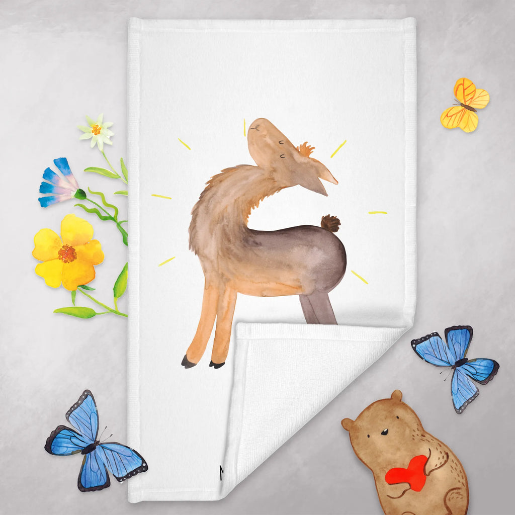 Hand towel lama Proud bathroom, big, children, baby, bath towel, towels, Towel, Llama, llama, alpaca, trendy animal, Hippie, New start, Best friend, Girlfriend, Girlfriends, Outsider, Buddy, Family, Different, Proud, Lama, Llamas