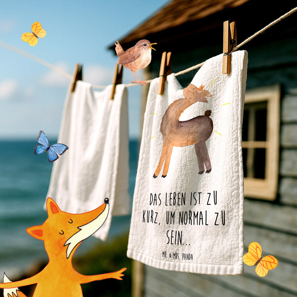 Hand towel lama Proud bathroom, big, children, baby, bath towel, towels, Towel, Llama, llama, alpaca, trendy animal, Hippie, New start, Best friend, Girlfriend, Girlfriends, Outsider, Buddy, Family, Different, Proud, Lama, Llamas