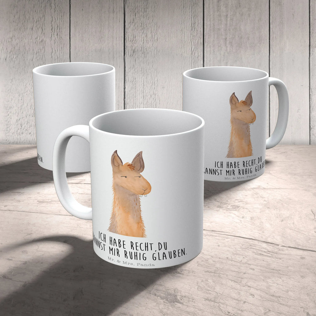 Tasse Lamakopf genervt Teetasse, Bürotasse, Tasse mit Zitaten, Porzellantasse, Keramiktasse, Tasse mit Motiven, Tasse, Geschenktasse, Kaffeetasse, Lama, Alpaka, Partnerin, Chefin, Büroalltag, Freundin, genervt sein, Büro, beste Freundin, Azubi, Lamas, Chef, Recht haben