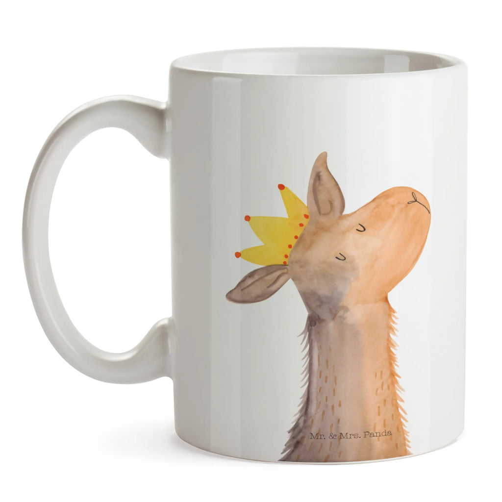 Tasse Lamakopf König Teetasse, Tasse mit Motiven, Kaffeetasse, Geschenktasse, Bürotasse, Porzellantasse, Tasse mit Zitaten, Keramiktasse, Tasse, Lama, Alpaka, Abi, Chef, König, Königin, Lamas, Abitur, Vorgesetzter, Papa, Kollegin, Büro Kollege, Freundin, Mama