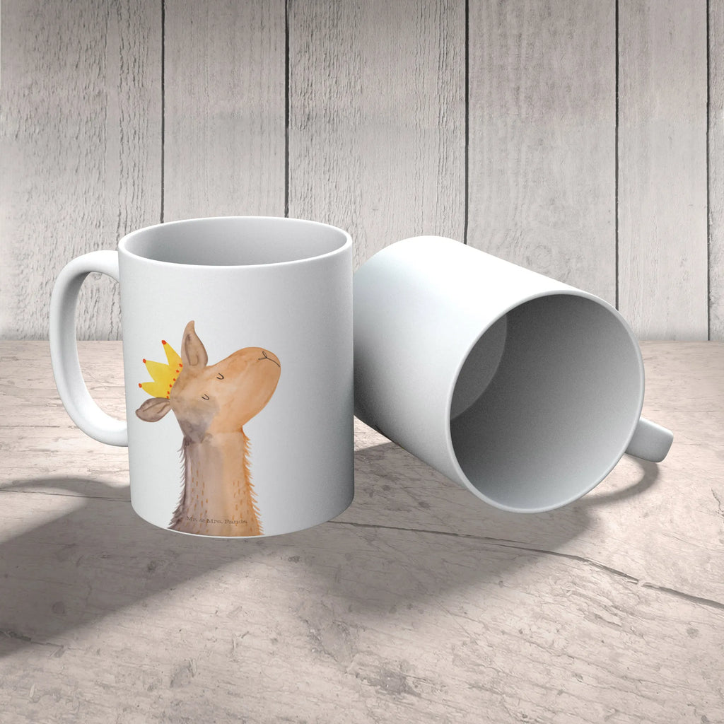Tasse Lamakopf König Teetasse, Tasse mit Motiven, Kaffeetasse, Geschenktasse, Bürotasse, Porzellantasse, Tasse mit Zitaten, Keramiktasse, Tasse, Lama, Alpaka, Abi, Chef, König, Königin, Lamas, Abitur, Vorgesetzter, Papa, Kollegin, Büro Kollege, Freundin, Mama