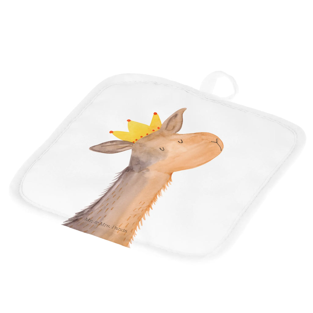 2-elementowy zestaw podkładek pod garnki Głowa lamy król Lama, Alpaka