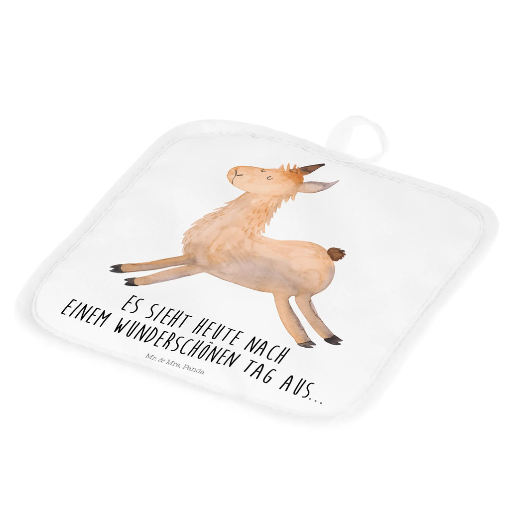 2-elementowy zestaw podkładek pod garnki lama Skakanie Lama, Alpaka