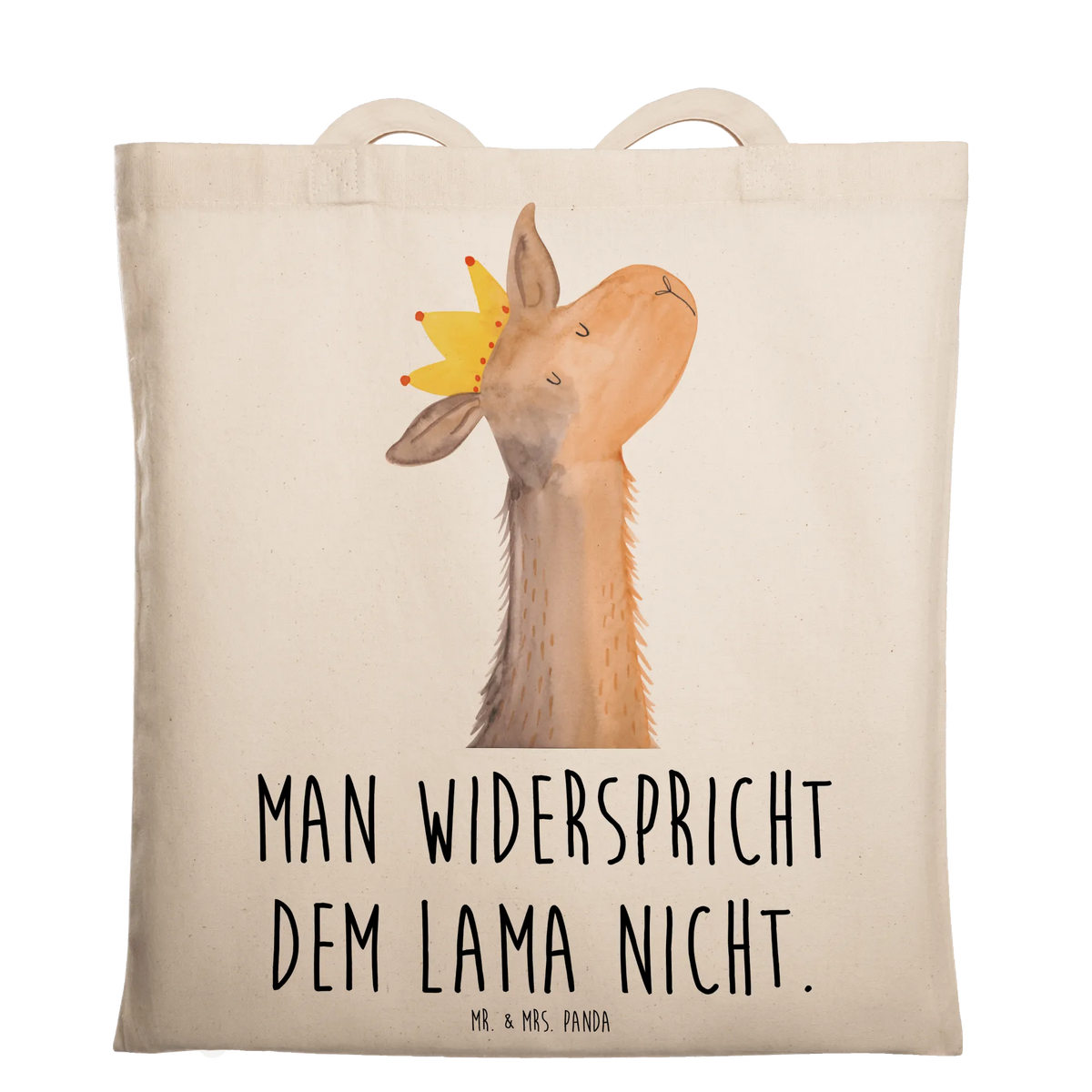 Tote bag llama head king Llama, trendy animal, alpaca, king, mum, colleague, high school graduation, girlfriend, office colleague, supervisor