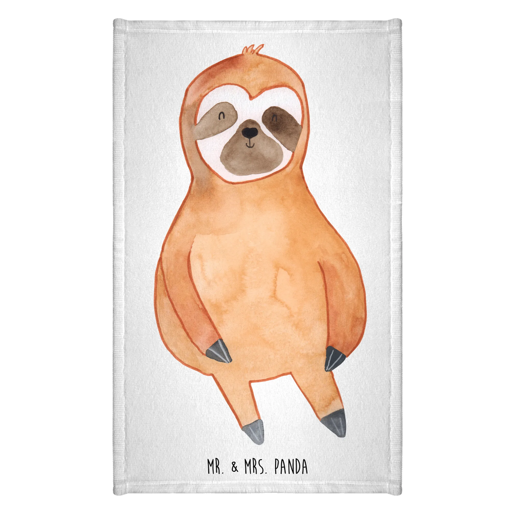 50 x 100 ręcznik leniwiec Zadowolony Leniwiec, prezent z leniwcem, dekoracja z leniwcem