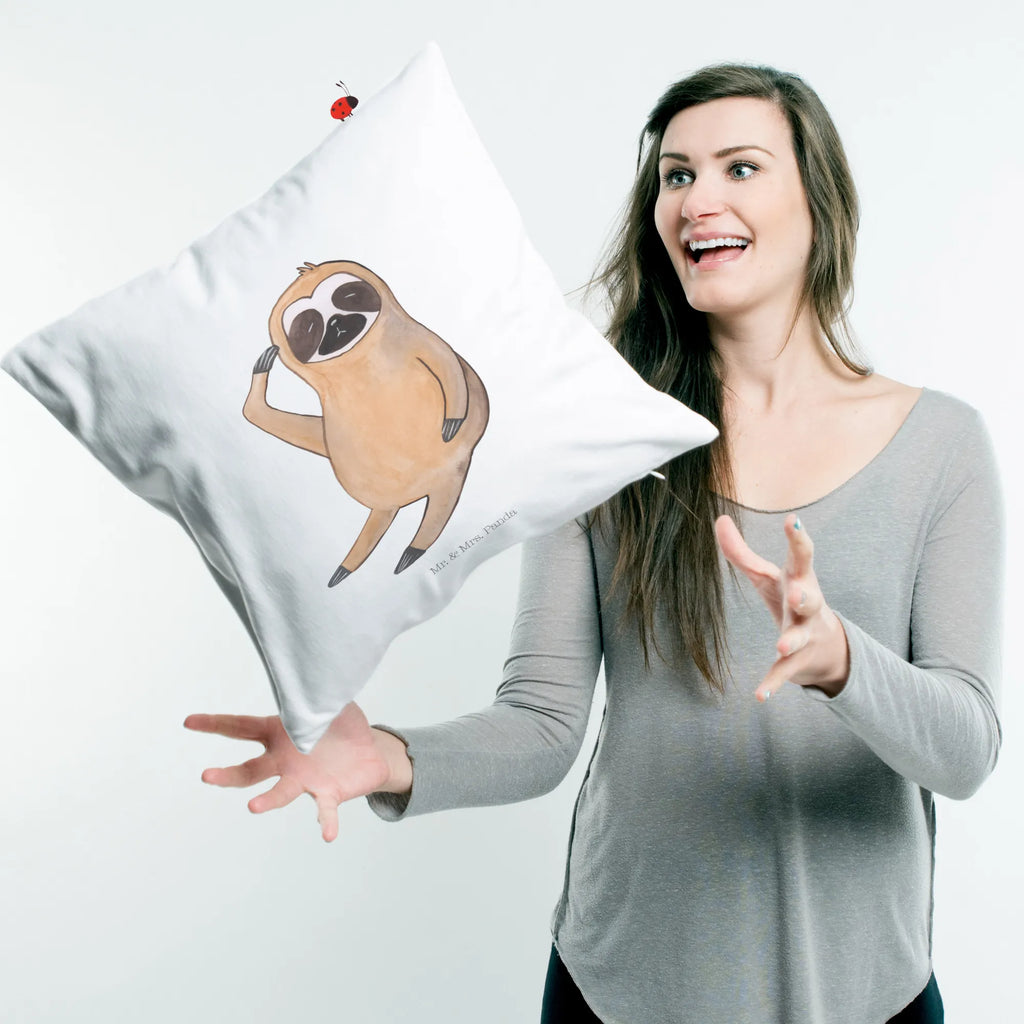 40x40 poduszka leniwiec ptak Leniwiec, prezent z leniwcem, dekoracja z leniwcem