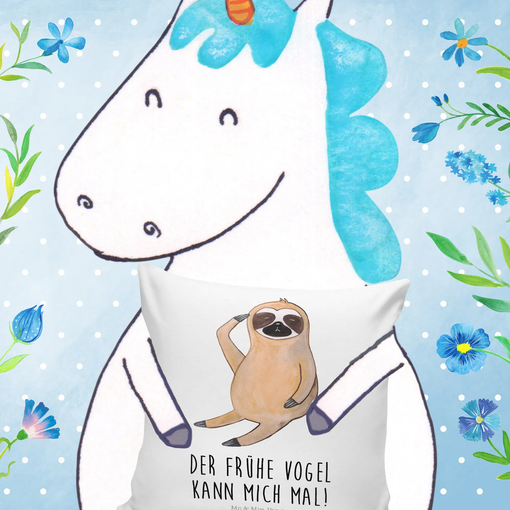 40x40 poduszka leniwiec ptak Leniwiec, prezent z leniwcem, dekoracja z leniwcem