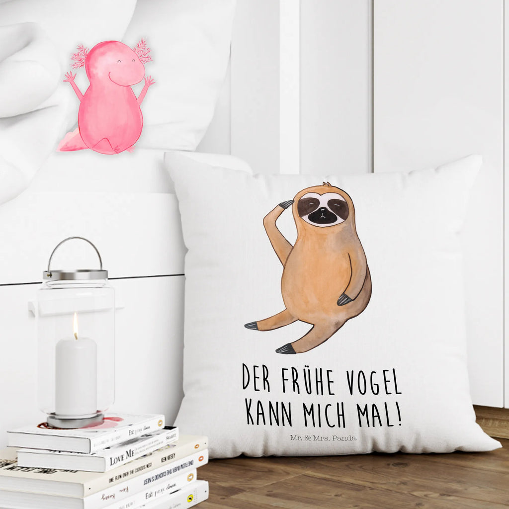 40x40 poduszka leniwiec ptak Leniwiec, prezent z leniwcem, dekoracja z leniwcem