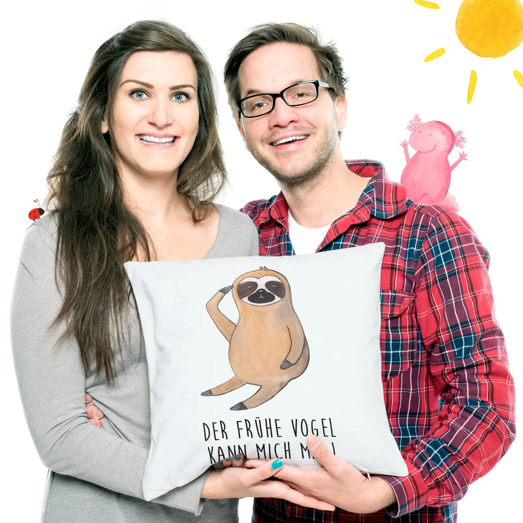 40x40 poduszka leniwiec ptak Leniwiec, prezent z leniwcem, dekoracja z leniwcem