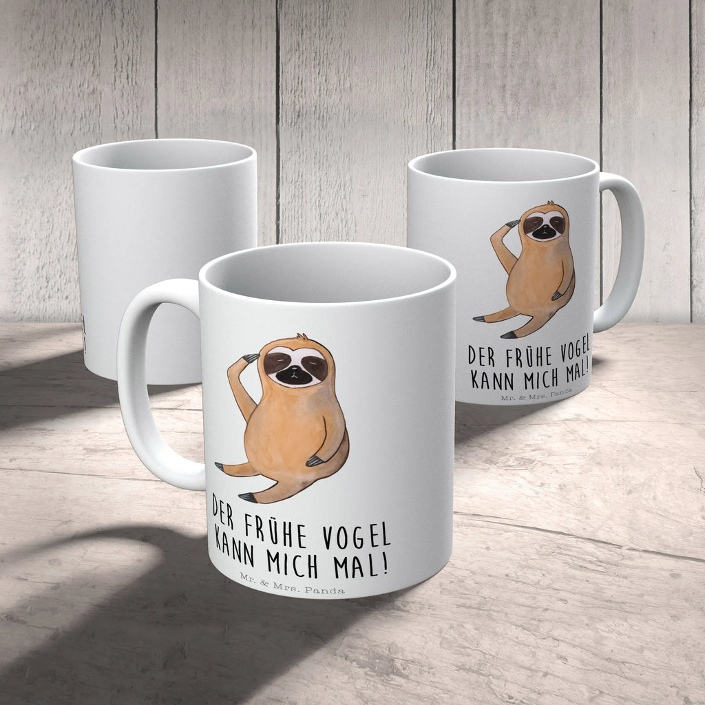 Mug sloth Bird Bürotasse, Tasse mit Zitaten, Kaffeetasse, Tasse, Tasse mit Motiven, Teetasse, Porzellantasse, Keramiktasse, Geschenktasse, Faultier, Faultier Geschenk, Faultier Deko, Vogel, Faultiere, Lieblingstier, früher Vogel, Faultierwelt, Morgenmuffel, faul, der frühe Vogel, Spinner, Frühaufsteher