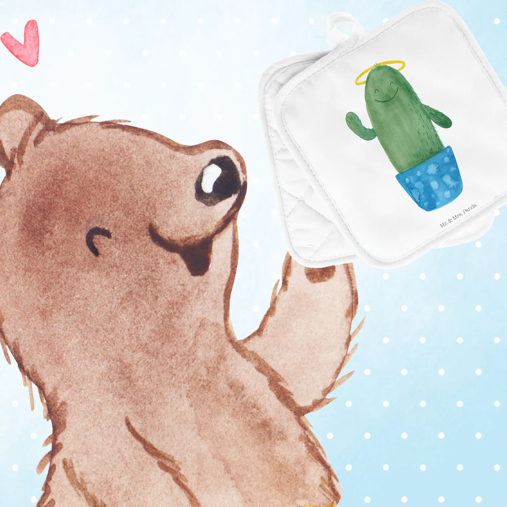 2er Set Topflappen  Kaktus Heilig 2er Set Topflappen, Topflappenset, Topfuntersetzer, topfhalter, Topflappen Set, Topflappen, Topflappen 2er Set, Topfhandschuhe, Kakteen, Kaktus, Schwestern, Eltern, Freundin, Frech, Bruder, Schwester, Familie, Kind, Lustig, Heiligenschein