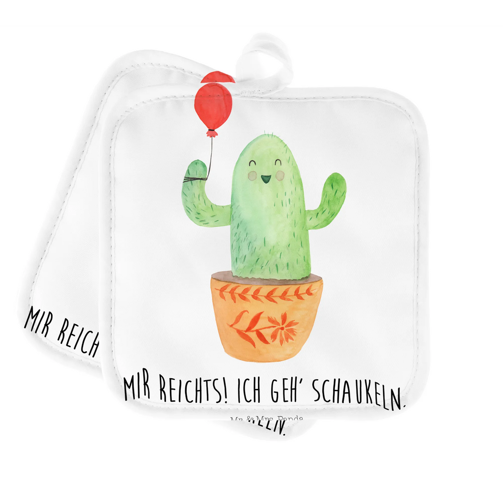 2er Set Topflappen  Kaktus Luftballon Topfhandschuhe, Topflappen, 2er Set Topflappen, Topflappen Set, Topfuntersetzer, Topflappen 2er Set, topfhalter, Topflappenset, Kakteen, Kaktus, Prüfung, Stress, Freundin, Büroalltag, Neustart, Freude, Freund, Ausbildung, Luftballon, Büro