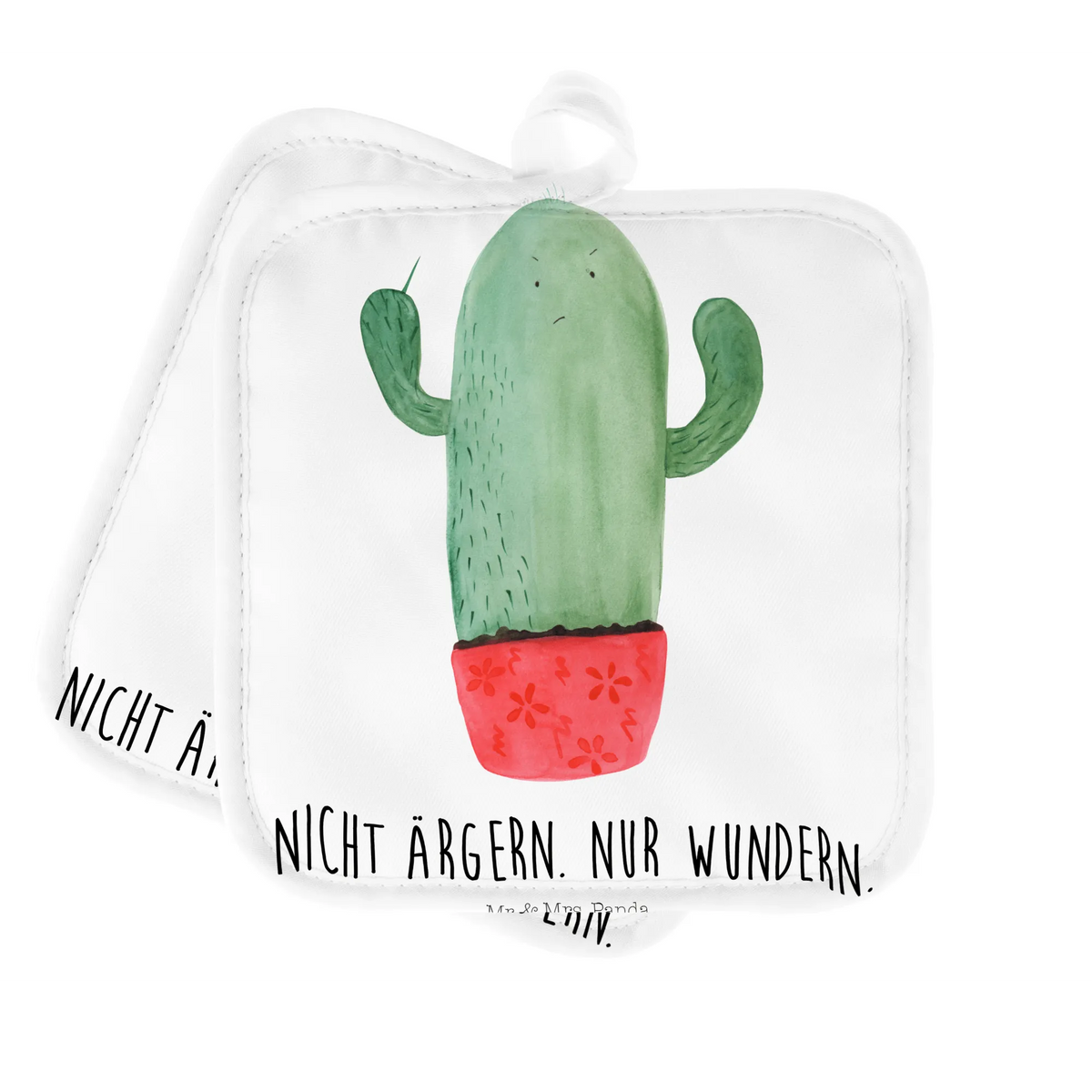 Pot holder cactus Fury kitchen, baking, potholders, cooking, oven glove, oven mitts, gloves, oven cloth set, set, cactus, cactuses, plants, cactus plant, small green cactus, colleague, boss, office, annoy, office life, school, angry