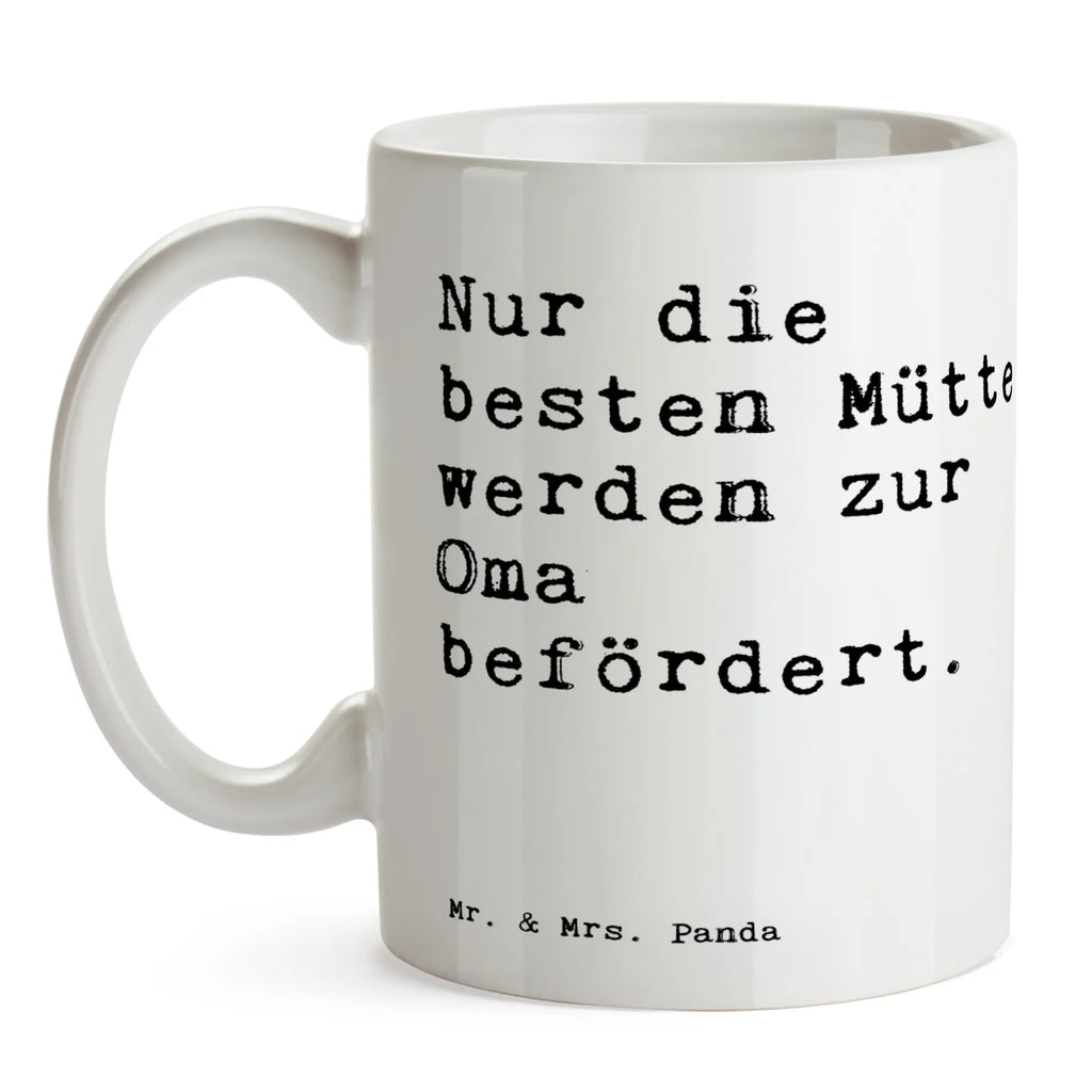 Mug Nur die besten Mütter... Porzellantasse, Teetasse, Bürotasse, Geschenktasse, Kaffeetasse, Keramiktasse, Tasse, Tasse mit Zitaten, Tasse mit Motiven, Spruch, Sprüche, lustige Sprüche, Weisheiten, Zitate, Spruch Geschenke, Spruch Sprüche Weisheiten Zitate Lustig Weisheit Worte