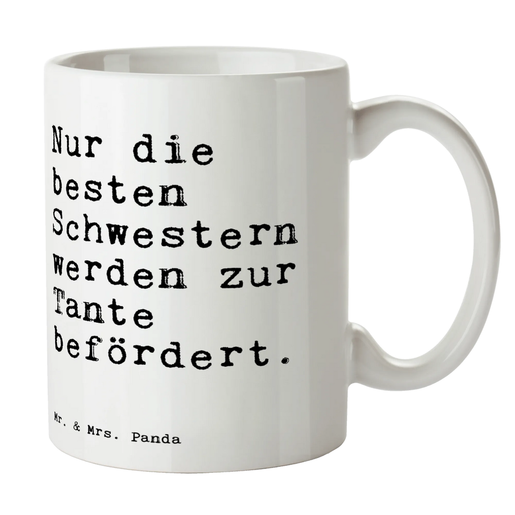 Tasse Sprüche und Zitate Nur die besten Schwestern werden zur Tante befördert. Geschenktasse, Teetasse, Tasse mit Zitaten, Tasse, Keramiktasse, Tasse mit Motiven, Bürotasse, Kaffeetasse, Porzellantasse, Spruch, Sprüche, lustige Sprüche, Weisheiten, Zitate, Spruch Geschenke, Spruch Sprüche Weisheiten Zitate Lustig Weisheit Worte