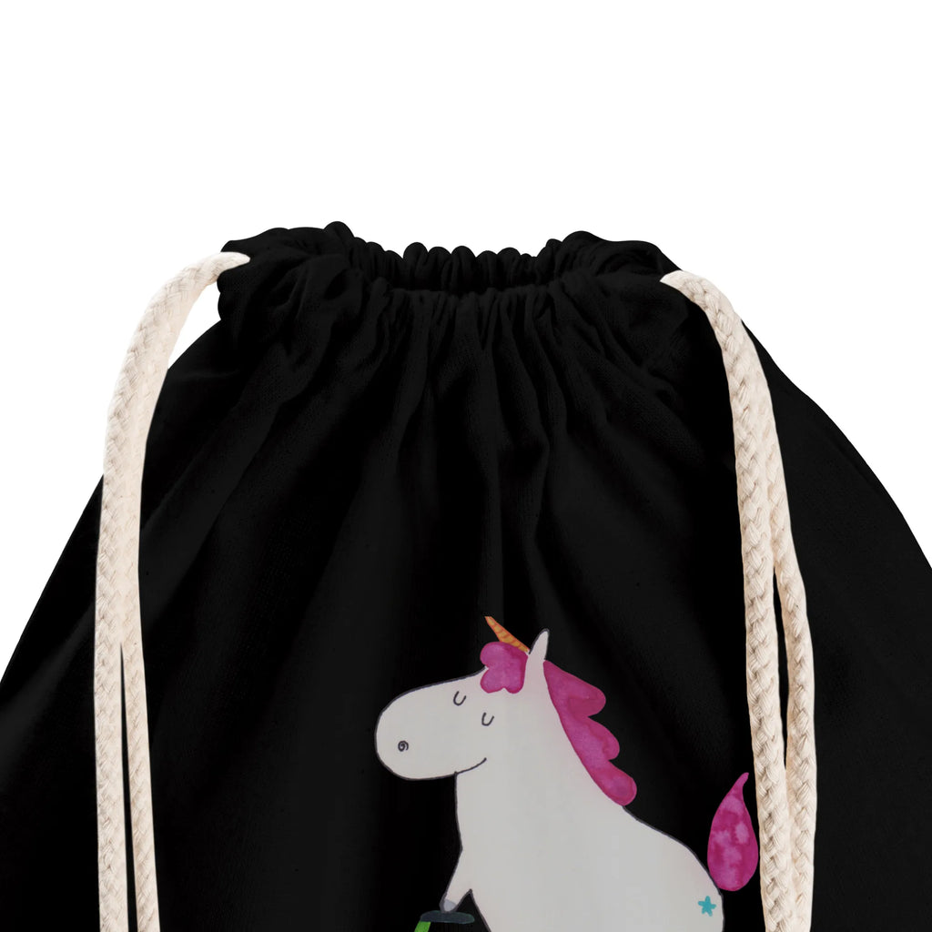 Drawstring bag unicorn cyclist jute bag, sports bag, bag, gym bag, carrier bag, hipster, unicorn, unicorns, confetti, bike, luxury problem, fairy dust, grief, present, wheel, love affliction, cycling, cyclist gift