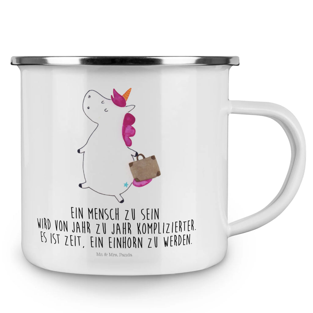 Kempingowy kubek emaliowany Jednorożec walizka Jednorożec, jednorożce, dekoracje jednorożca, jednorożec