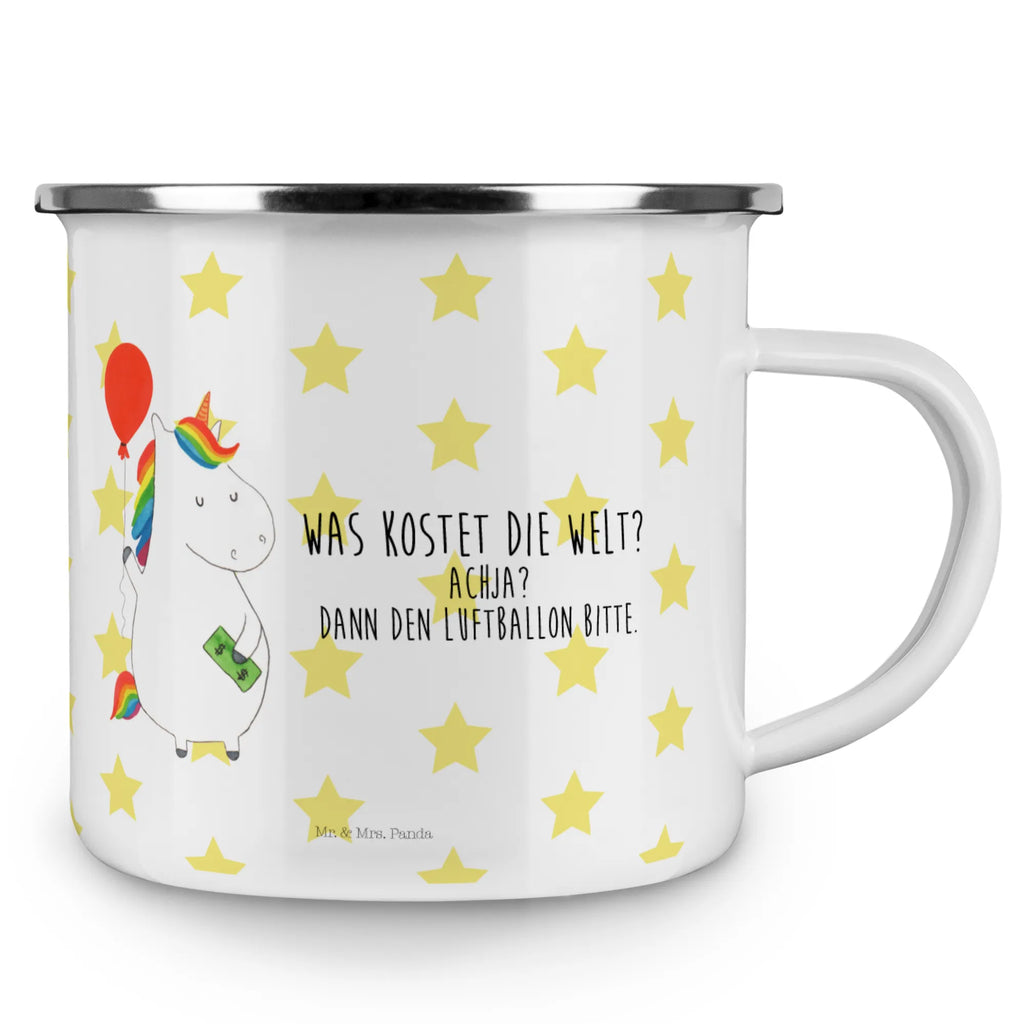 Kempingowy kubek emaliowany Jednorożec Balon Teetasse, wandertasse, reisetasse, Tasse Emaille, Metalltasse, Kaffeebecher, wanderbecher, Teebecher, Blechtasse, Campingtasse, Pott, becher emaille, Emailletasse, metallbecher, emaillebecher, Emaille Tasse, Becher, Reisebecher, blechbecher, Kaffeetasse, Trinkbecher, Emaille Becher, Tasse, Campingbecher, Unicorn, Einhorn, Einhörner, Einhorn Deko, Freundin, Geschenk, Freude, Geld, Lebenslust, Luftballon
