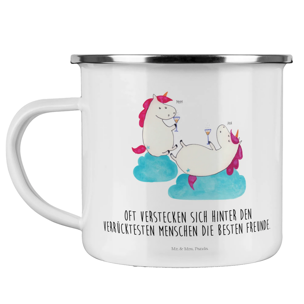Enamel camping mug unicorn sparkling wine wandertasse, becher emaille, Trinkbecher, Emaille Becher, Metalltasse, Teetasse, Emaille Tasse, blechbecher, wanderbecher, Teebecher, Emailletasse, Blechtasse, Kaffeebecher, Tasse Emaille, Campingtasse, Becher, Campingbecher, emaillebecher, Pott, metallbecher, Kaffeetasse, Tasse, Reisebecher, reisetasse, Unicorn, Einhorn, Einhörner, Einhorn Deko, Sekt, BFF, Party, Spaß, Freundin, Anstoßen, Beste, Freundinnen, Korken, Mädelsabend