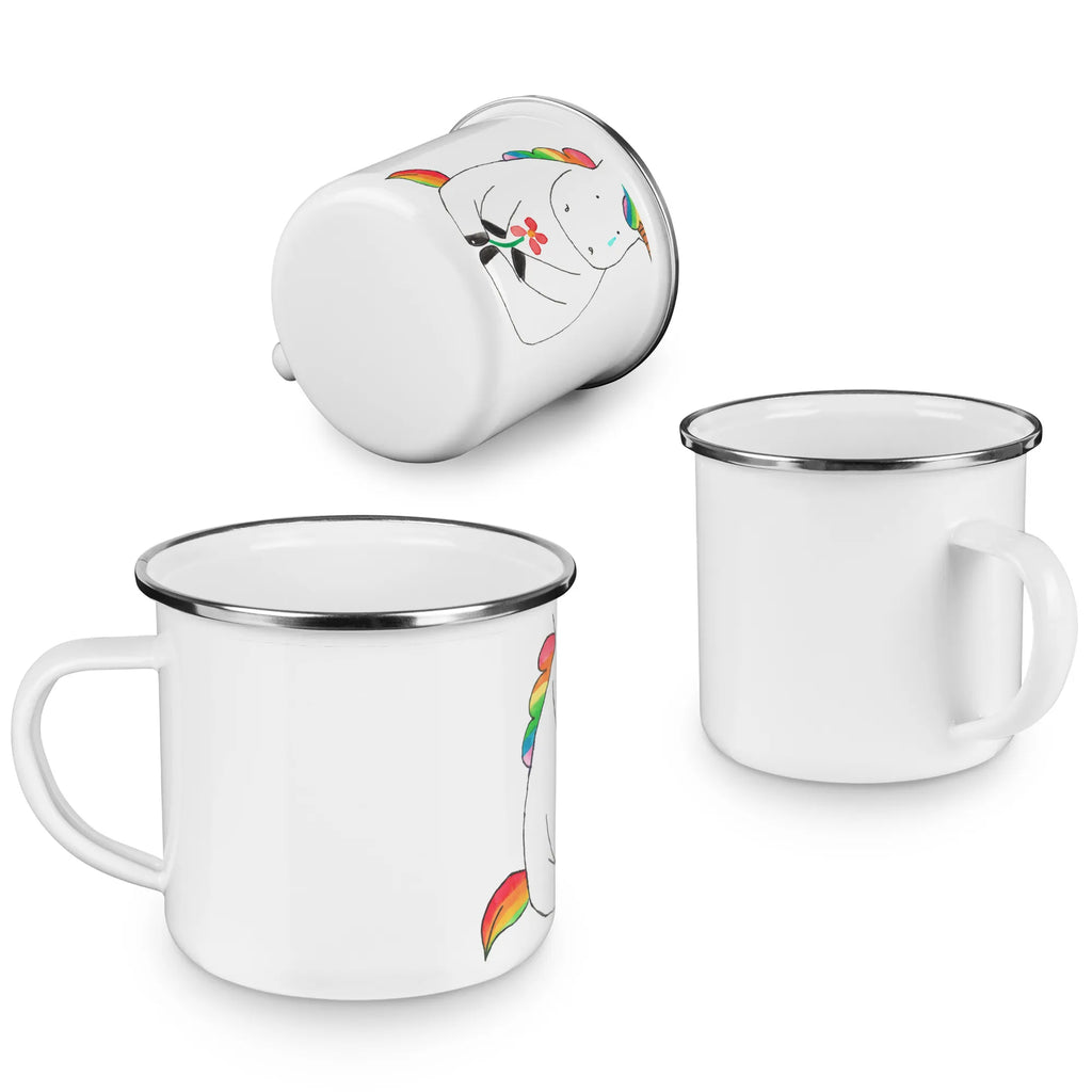 Camping Emaille Tasse Einhorn Traurig Emailletasse, wandertasse, Becher, Teetasse, blechbecher, Reisebecher, Emaille Becher, Teebecher, wanderbecher, Campingtasse, Blechtasse, Tasse, Emaille Tasse, Pott, Kaffeetasse, emaillebecher, Trinkbecher, Metalltasse, Kaffeebecher, becher emaille, Campingbecher, reisetasse, metallbecher, Tasse Emaille, Unicorn, Einhorn, Einhörner, Einhorn Deko, Grußkarte, Trauer, Blume, Freunde, Glitzer, Liebe, Trösten. Freundschaft