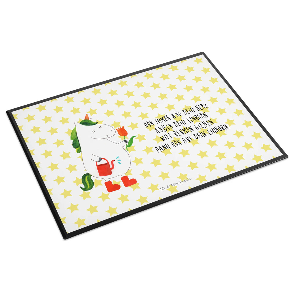 Schreibtischunterlage Einhorn Gärtner Büroartikel, Schreibwaren, Schreibtisch Unterlagen, Schreibunterlage, Schreibtischauflage, Bürobedarf, Schreibtischunterlage Groß, Einhorn, Einhörner, Einhorn Deko, Unicorn, Freundin, Luftballon, Garten, Lebenslust, Blume, Freude, Giesskanne, Gießkanne, Stiefel