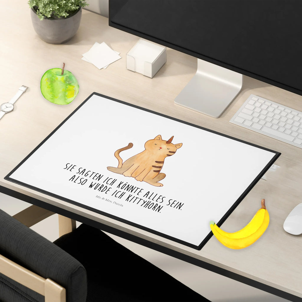Schreibtischunterlage Einhorn Katze Schreibtisch Unterlagen, Bürobedarf, Büroartikel, Schreibwaren, Schreibtischunterlage Groß, Schreibtischauflage, Schreibunterlage, Einhorn, Einhörner, Einhorn Deko, Unicorn, Regenbogen, Glitzer, Einhornkatze, Mieze, Katze, Einhornpower, Erwachsenwerden, Kittyhorn, Katzenhorn, Katzer