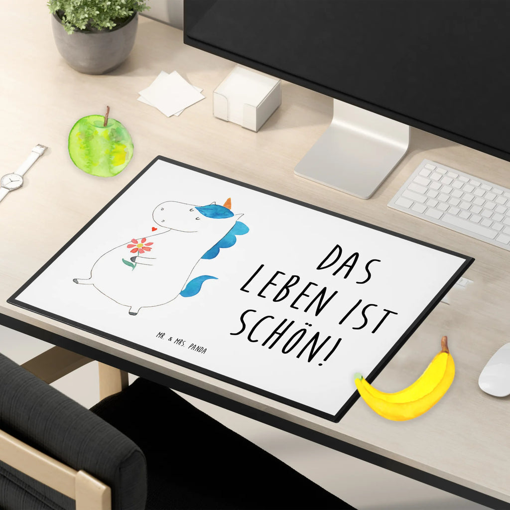 Schreibtischunterlage Einhorn Spaziergang Schreibtischauflage, Schreibunterlage, Schreibwaren, Schreibtischunterlage Groß, Schreibtisch Unterlagen, Büroartikel, Bürobedarf, Einhorn, Einhörner, Einhorn Deko, Unicorn, Gute Laune, Freude, Glitzer, Freundin, Mutter, Schwester, Motivation, Spaziergang, Blumen