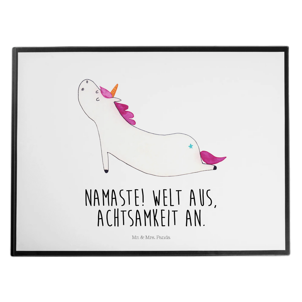 Desk pad unicorn yoga Desk pad, underlay, desk, girl, office, children, unicorn, unicorns, gift, sports, Unicorn, Namaste, present, yoga, relaxation, mindfulness, sweet, funny