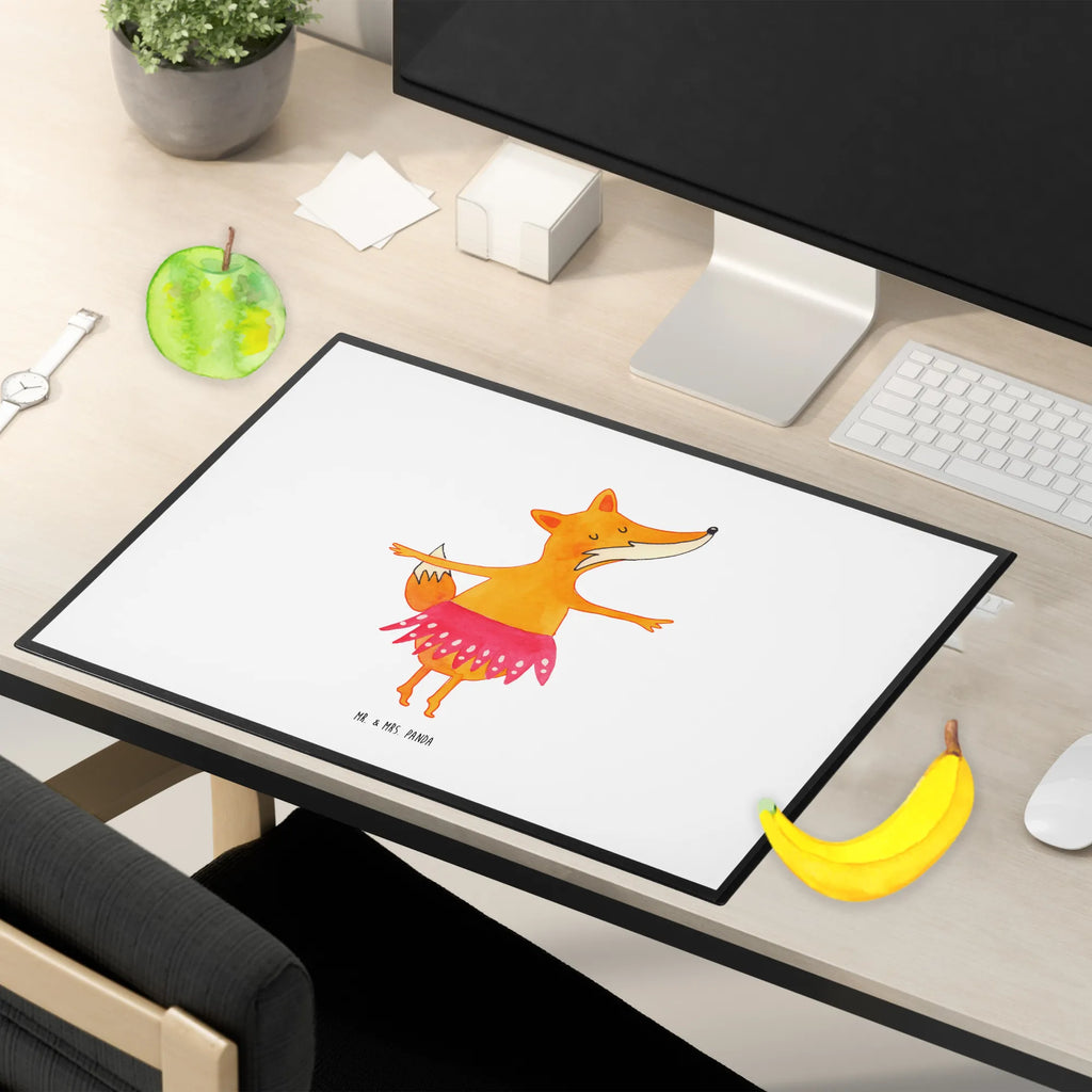 Schreibtischunterlage Fuchs Ballerina Schreibtisch Unterlagen, Schreibwaren, Schreibtischauflage, Bürobedarf, Schreibunterlage, Büroartikel, Schreibtischunterlage Groß, Fuchs, Party, Füchsin, Tanzen, Tänzerin, Füchse, Ballerina, Einladung, Fuchs Spruch, Ballett, Geburtstag