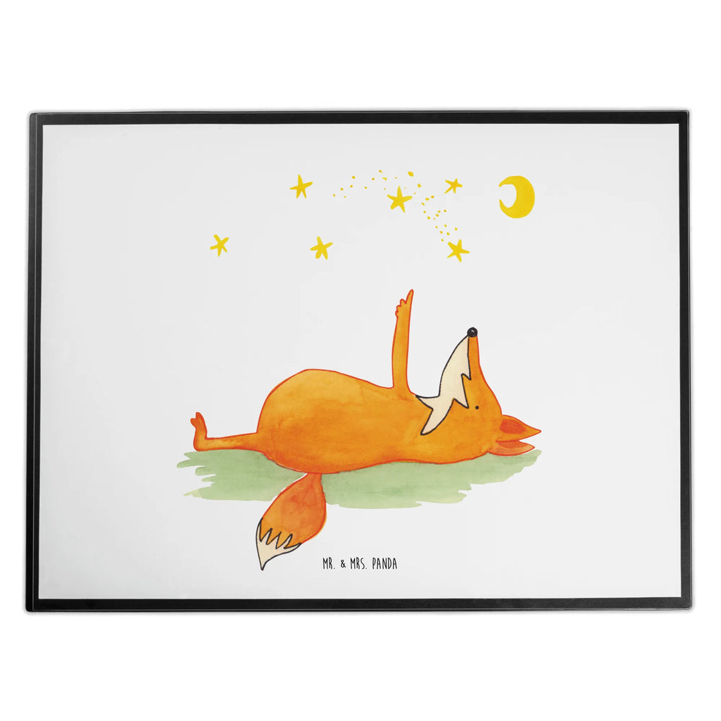 Schreibtischunterlage Fuchs Sterne Büroartikel, Schreibtischunterlage Groß, Schreibunterlage, Schreibtischauflage, Bürobedarf, Schreibtisch Unterlagen, Schreibwaren, Fuchs, Spruch positiv, Always Look on the Bright Side of Life, Füchse, tröstende Worte, Romantik, Spruch schön