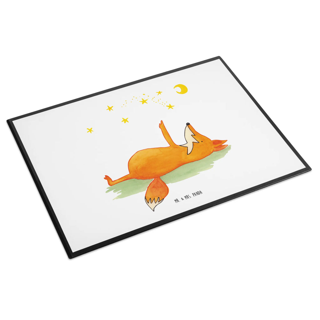 Schreibtischunterlage Fuchs Sterne Büroartikel, Schreibtischunterlage Groß, Schreibunterlage, Schreibtischauflage, Bürobedarf, Schreibtisch Unterlagen, Schreibwaren, Fuchs, Spruch positiv, Always Look on the Bright Side of Life, Füchse, tröstende Worte, Romantik, Spruch schön