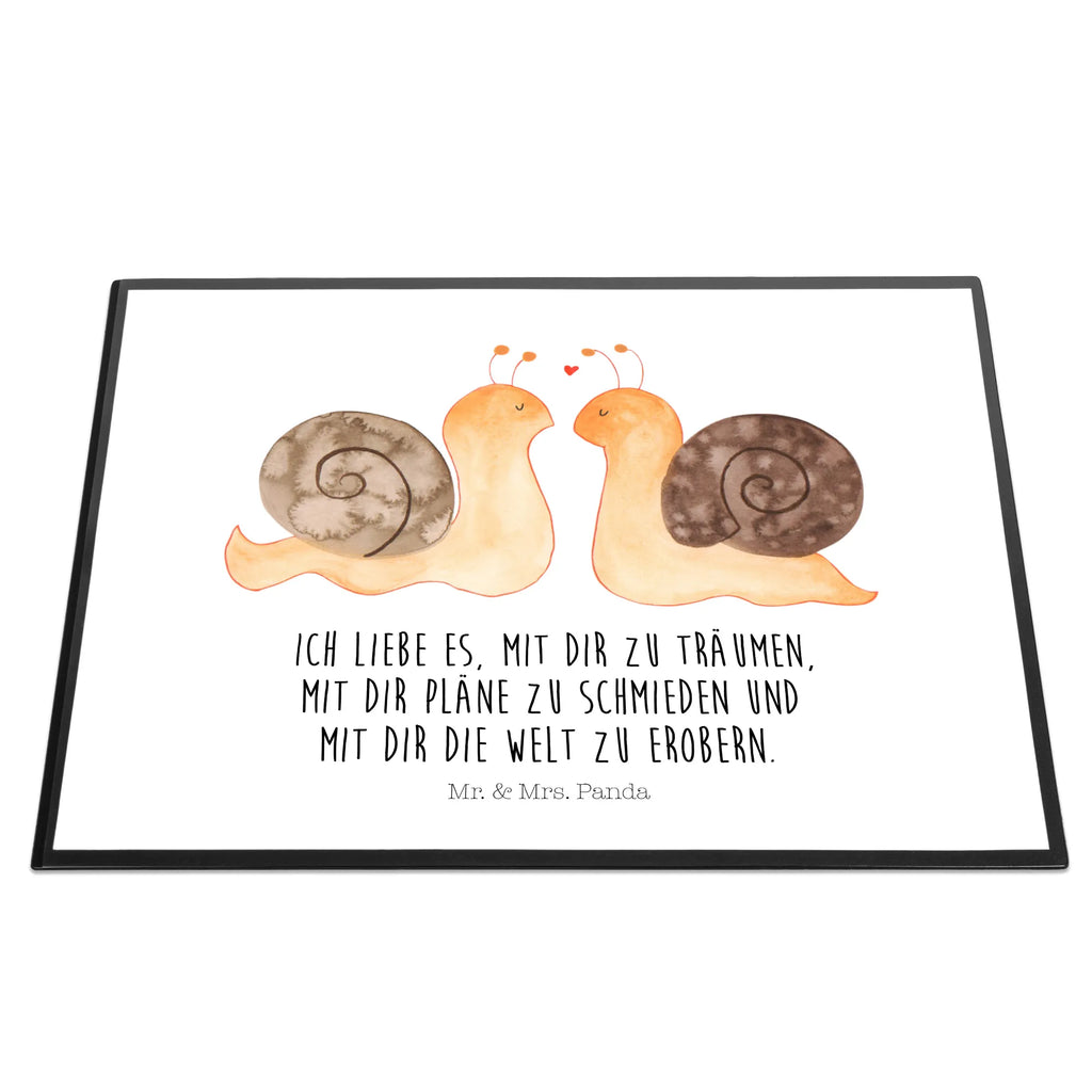 Desk pad Snails in love Bürobedarf, Büroartikel, Schreibwaren, Schreibtischunterlage Groß, Schreibunterlage, Schreibtisch Unterlagen, Schreibtischauflage, Liebe, Partner, Freund, Freundin, Ehemann, Ehefrau, Heiraten, Verlobung, Heiratsantrag, Liebesgeschenk, Jahrestag, Hocheitstag