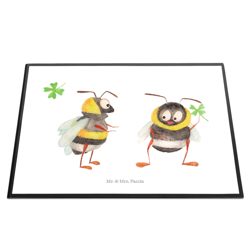 Desk pad bumblebees shamrock desk, office, children, Desk pad, girl, underlay, small animals, cute, funny, cute animal motives, hand drawn, small world, funny sayings, good mood, happy, gifts, gift ideas, special gifts, animal lover, card, saying positive, saying happy, bee, saying beautiful, be happy, bumblebee, become happy, bee decoration
