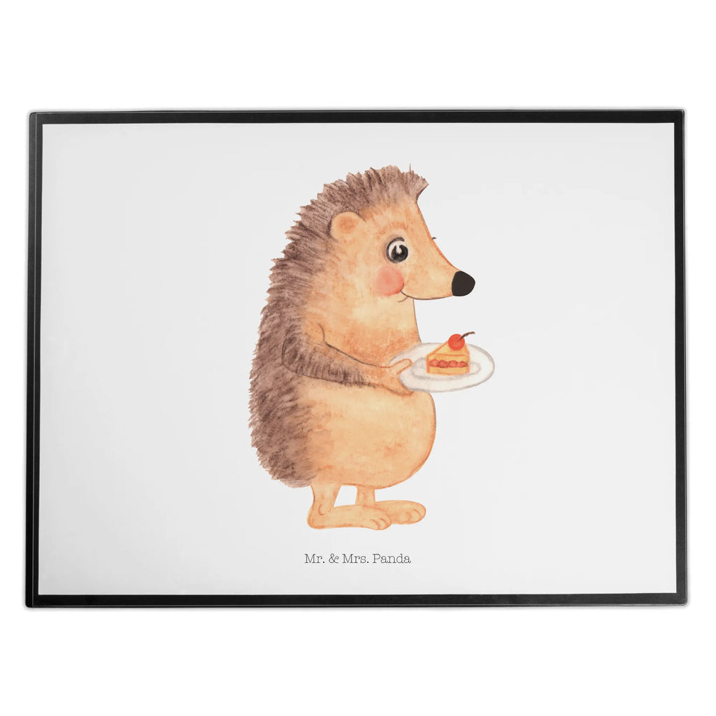 Desk pad Hedgehog piece of cake girl, children, desk, underlay, Desk pad, office, small animals, cute, funny, cute animal motives, hand drawn, small world, funny sayings, good mood, happy, gifts, gift ideas, special gifts, animal lover, card, hedgehog, baking gift, invitation party, cake, birthday cake, bake cake, food saying