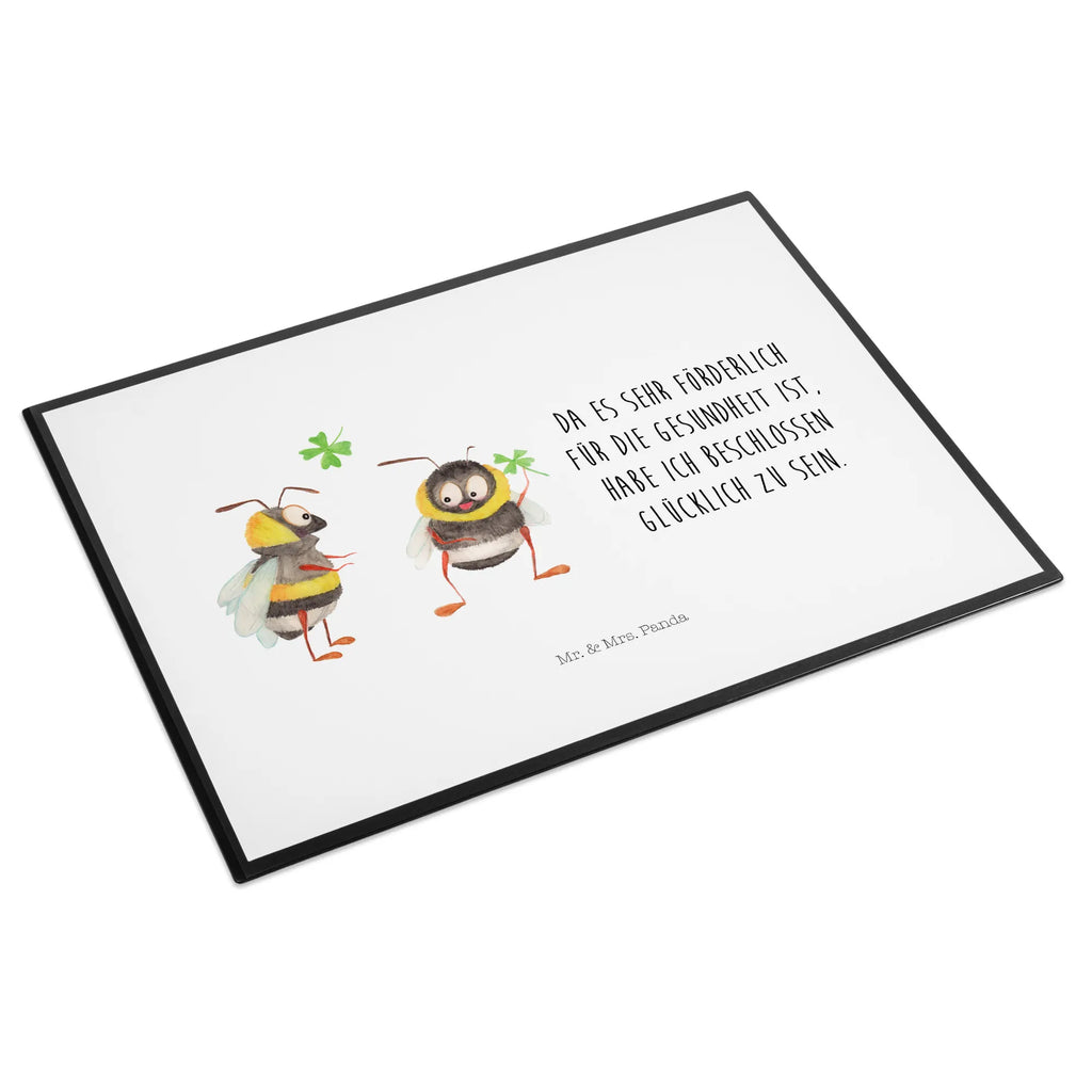 Desk pad bumblebees shamrock desk, office, children, Desk pad, girl, underlay, small animals, cute, funny, cute animal motives, hand drawn, small world, funny sayings, good mood, happy, gifts, gift ideas, special gifts, animal lover, card, saying positive, saying happy, bee, saying beautiful, be happy, bumblebee, become happy, bee decoration