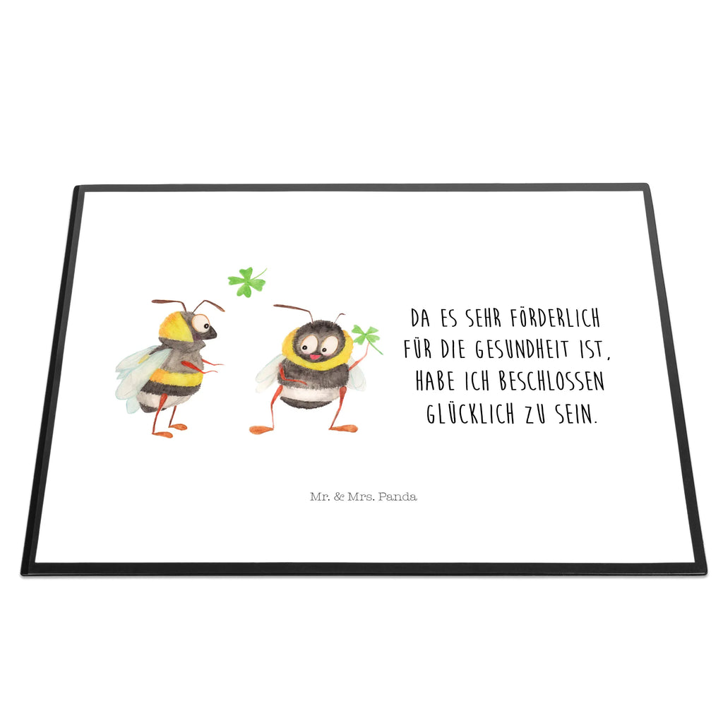 Desk pad bumblebees shamrock desk, office, children, Desk pad, girl, underlay, small animals, cute, funny, cute animal motives, hand drawn, small world, funny sayings, good mood, happy, gifts, gift ideas, special gifts, animal lover, card, saying positive, saying happy, bee, saying beautiful, be happy, bumblebee, become happy, bee decoration