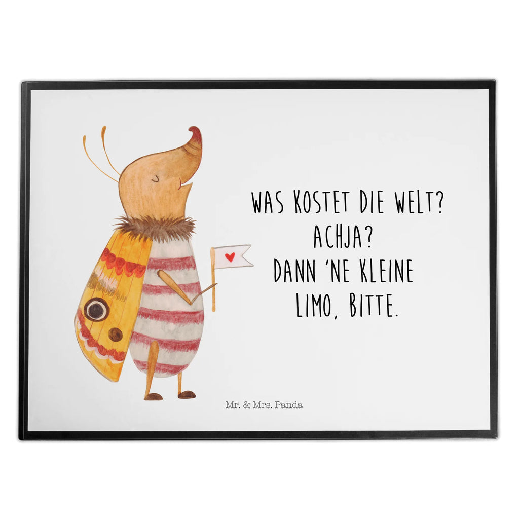 Schreibtischunterlage Nachtfalter mit Fähnchen Bürobedarf, Schreibtischauflage, Schreibtisch Unterlagen, Schreibtischunterlage Groß, Schreibwaren, Schreibunterlage, Büroartikel, Tiermotive, Gute Laune, lustige Sprüche, Tiere, Was kostet die Welt, Käfer, Spruch lustig, Küche Deko, süß, niedlich, Nachtfalter, Spruch witzig