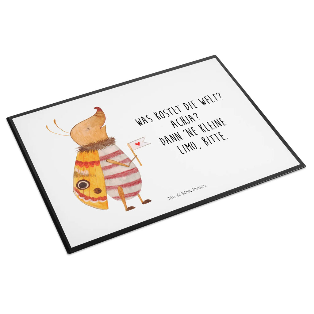 Schreibtischunterlage Nachtfalter mit Fähnchen Bürobedarf, Schreibtischauflage, Schreibtisch Unterlagen, Schreibtischunterlage Groß, Schreibwaren, Schreibunterlage, Büroartikel, Tiermotive, Gute Laune, lustige Sprüche, Tiere, Was kostet die Welt, Käfer, Spruch lustig, Küche Deko, süß, niedlich, Nachtfalter, Spruch witzig