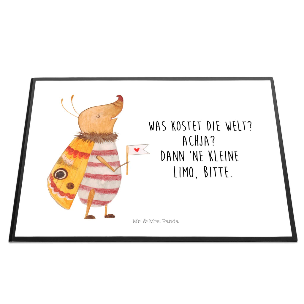 Schreibtischunterlage Nachtfalter mit Fähnchen Bürobedarf, Schreibtischauflage, Schreibtisch Unterlagen, Schreibtischunterlage Groß, Schreibwaren, Schreibunterlage, Büroartikel, Tiermotive, Gute Laune, lustige Sprüche, Tiere, Was kostet die Welt, Käfer, Spruch lustig, Küche Deko, süß, niedlich, Nachtfalter, Spruch witzig