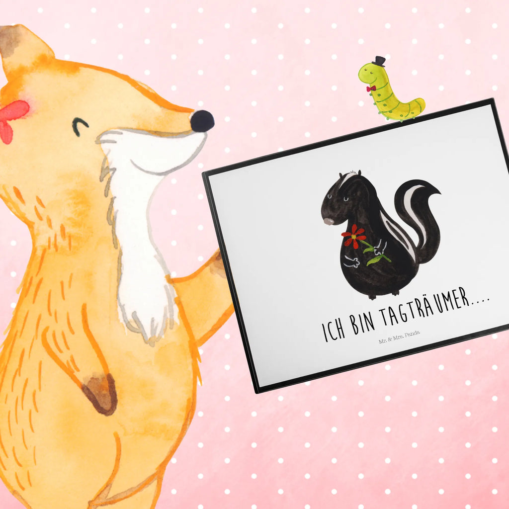 Podkładka na biurko skunks kwiat Stinktier, Skunk